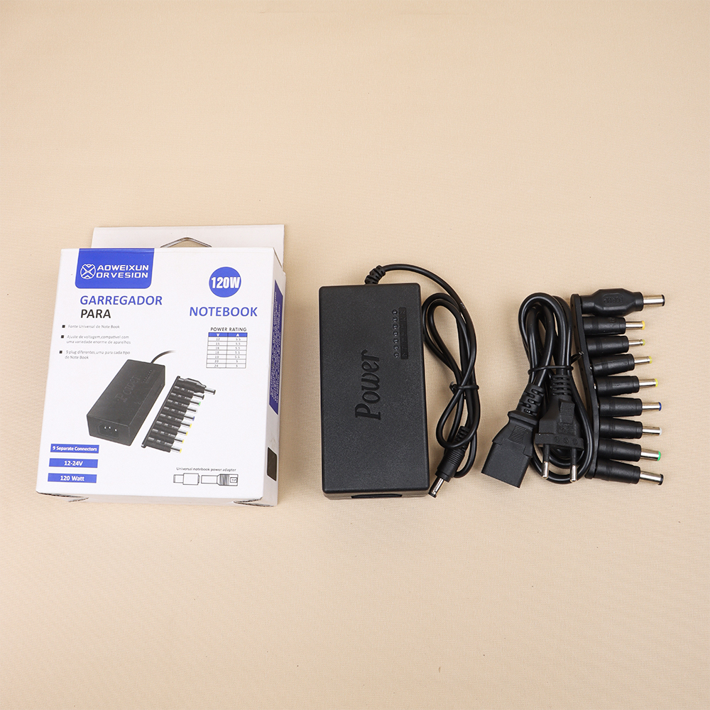 شاحن طاقة عالمي (محول AC/DC) لأجهزة الكمبيوتر المح