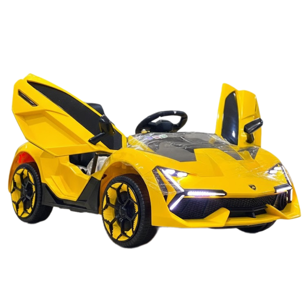 سيارة قيادة لامبورغيني الصفراء