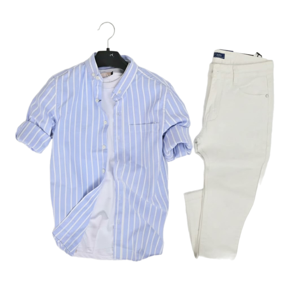  طقم رجالي صيفي بتصميم حديث