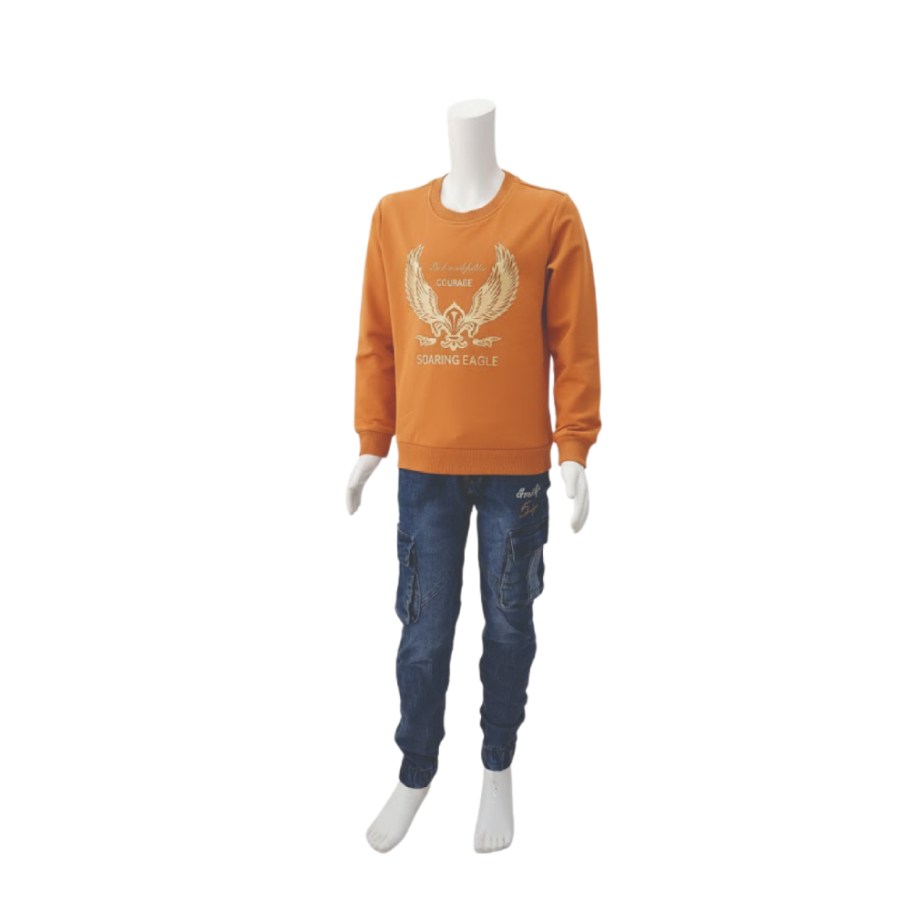 طقم ولادي برسم النسر