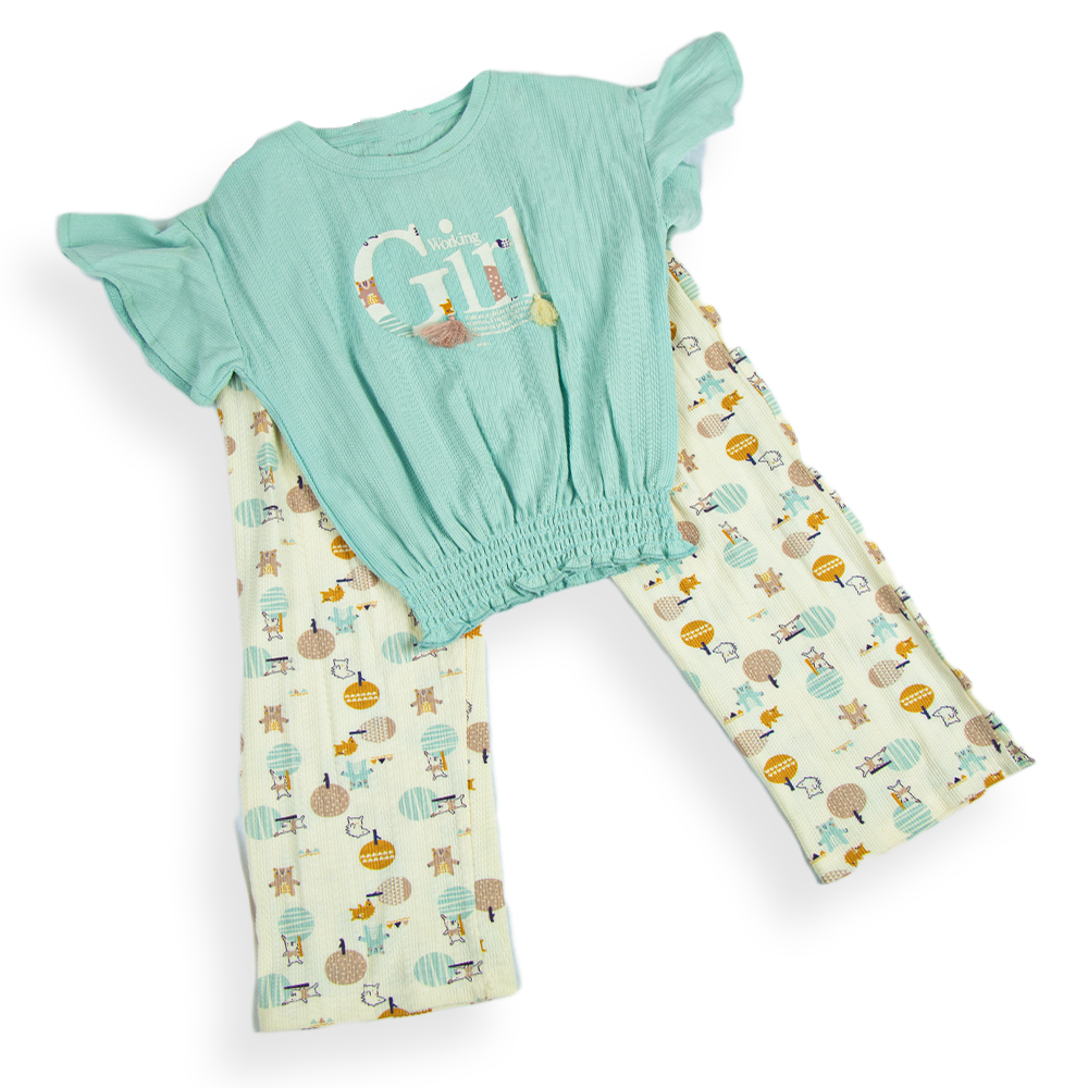  بجامة بناتي بطبعة Girl