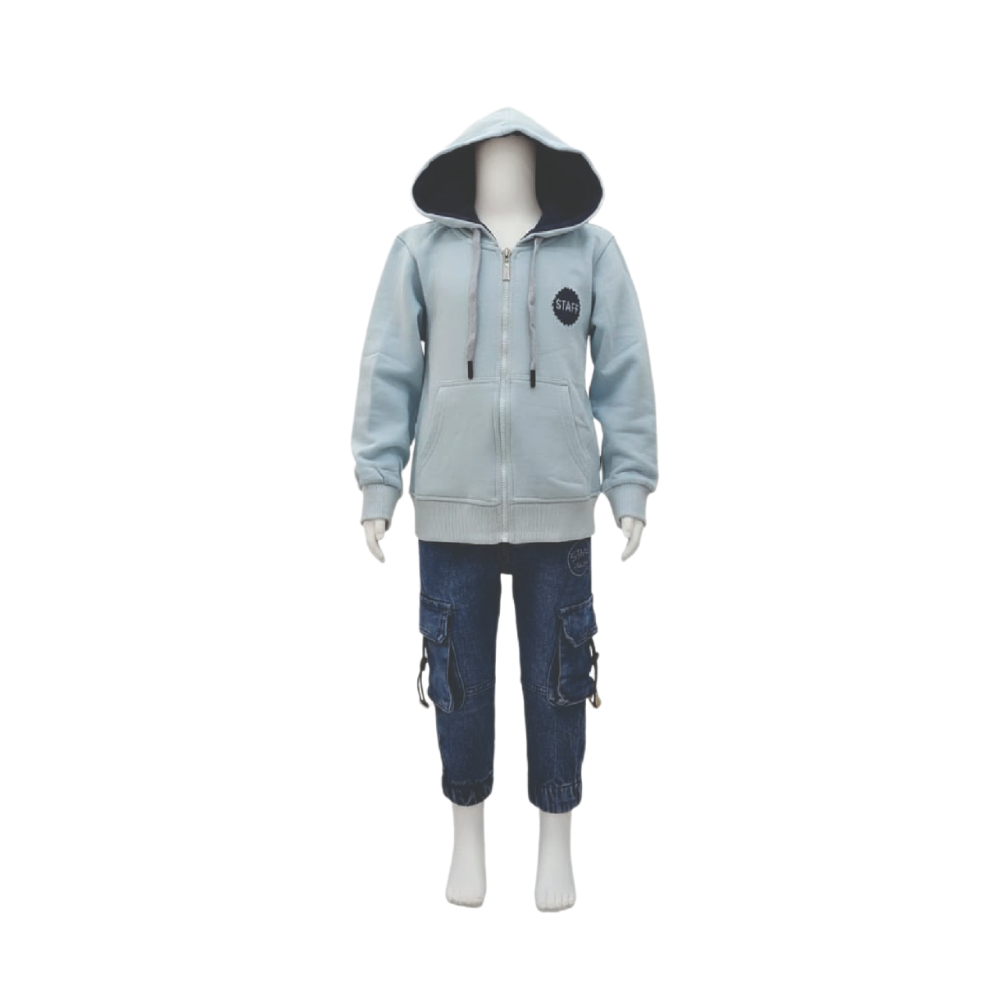 طقم الشتاء الكاجوال المتكامل للأطفال