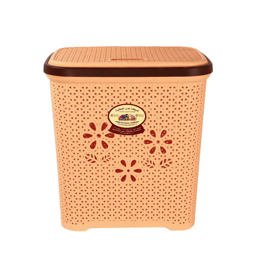 سلة سجاد بلاستيك بغطاء