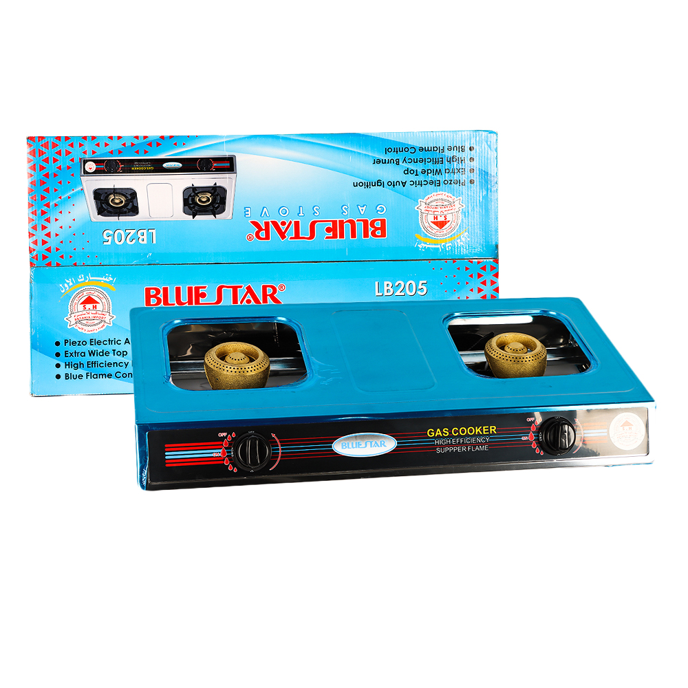 موقد غاز مزدوج عملي وقوي