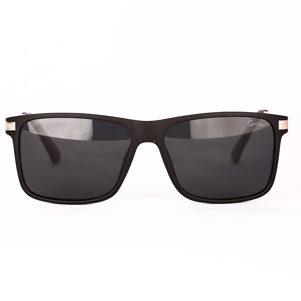 نظارة شمسية بإطار أسود من cartire