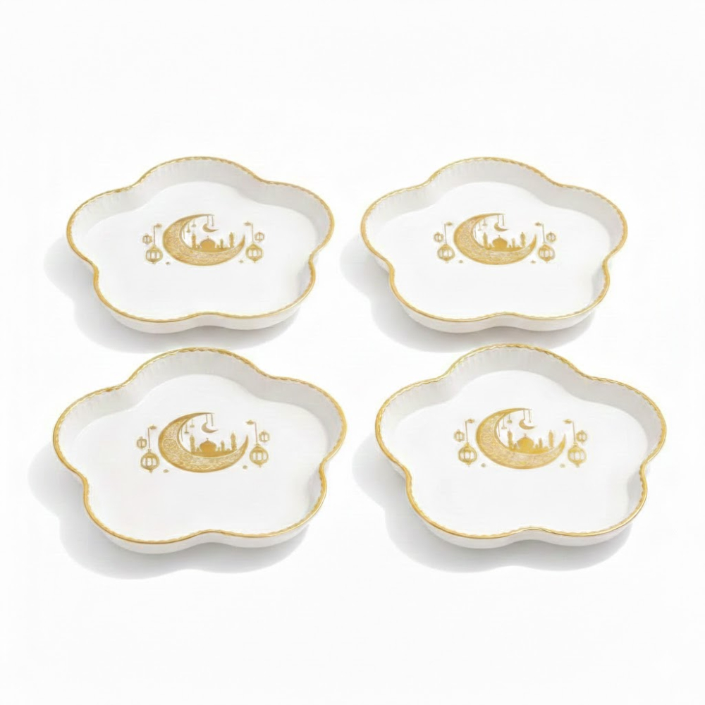 طقم أطباق  تقديم 4 قطع