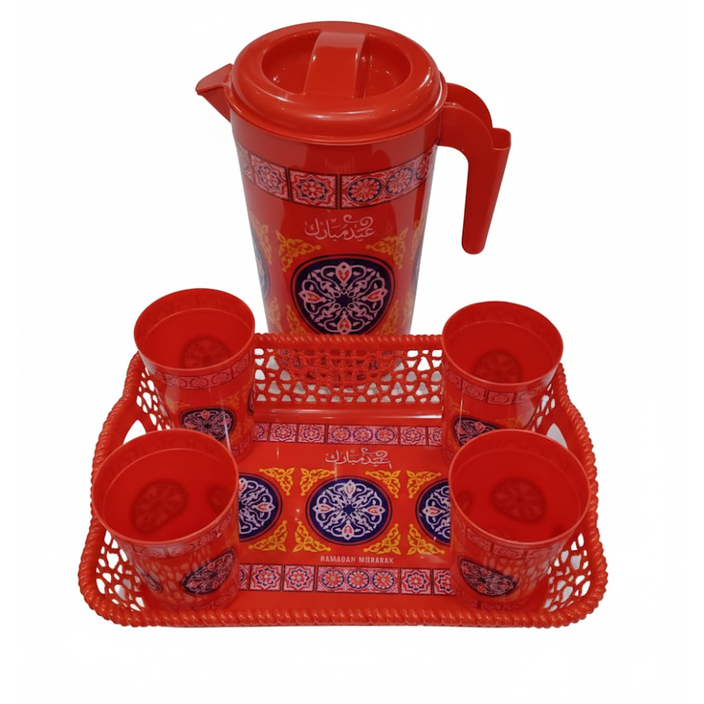 طقم تقديم عصائر رمضاني متكامل