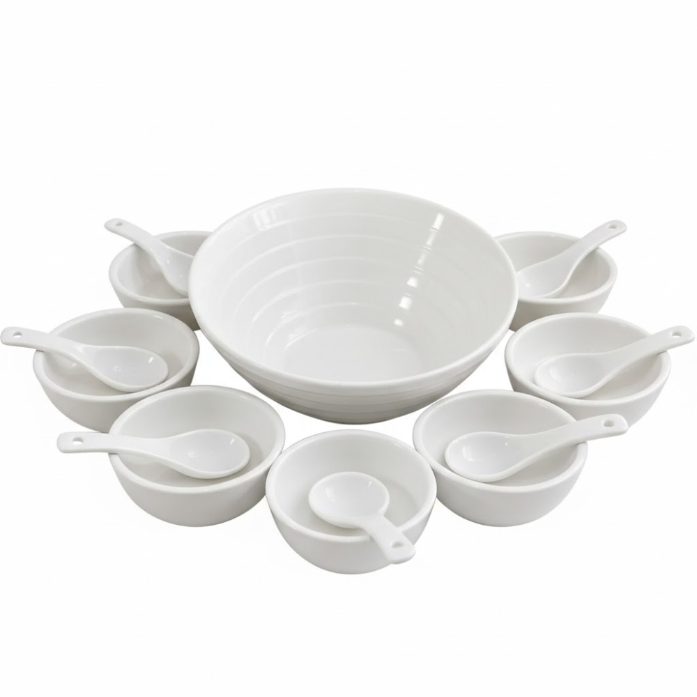 طقم تقديم الشوربة سيراميك