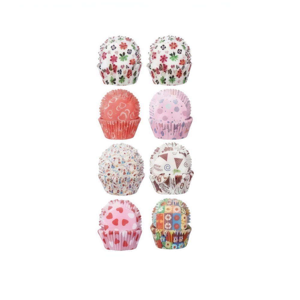 قوالب ورقية متموجة 100 قطعة