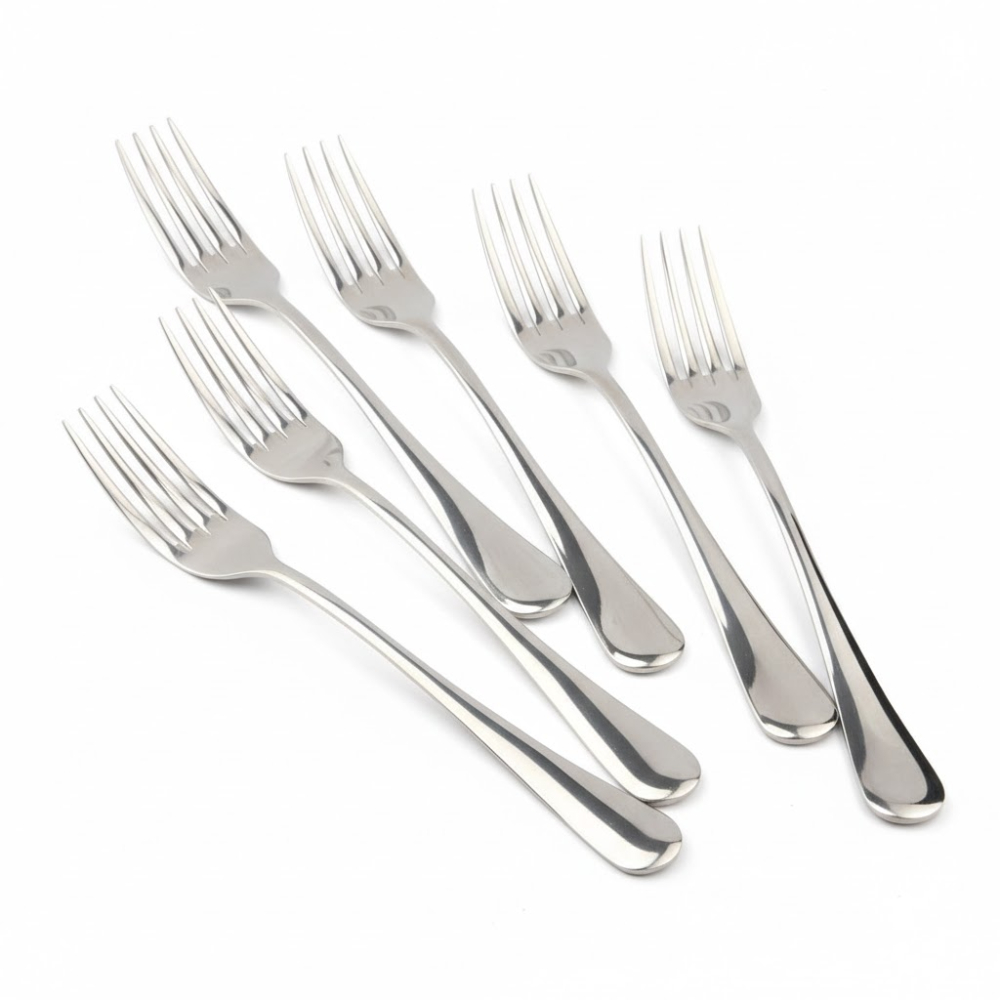 طقم شوك طعام بتصميم انسيابي