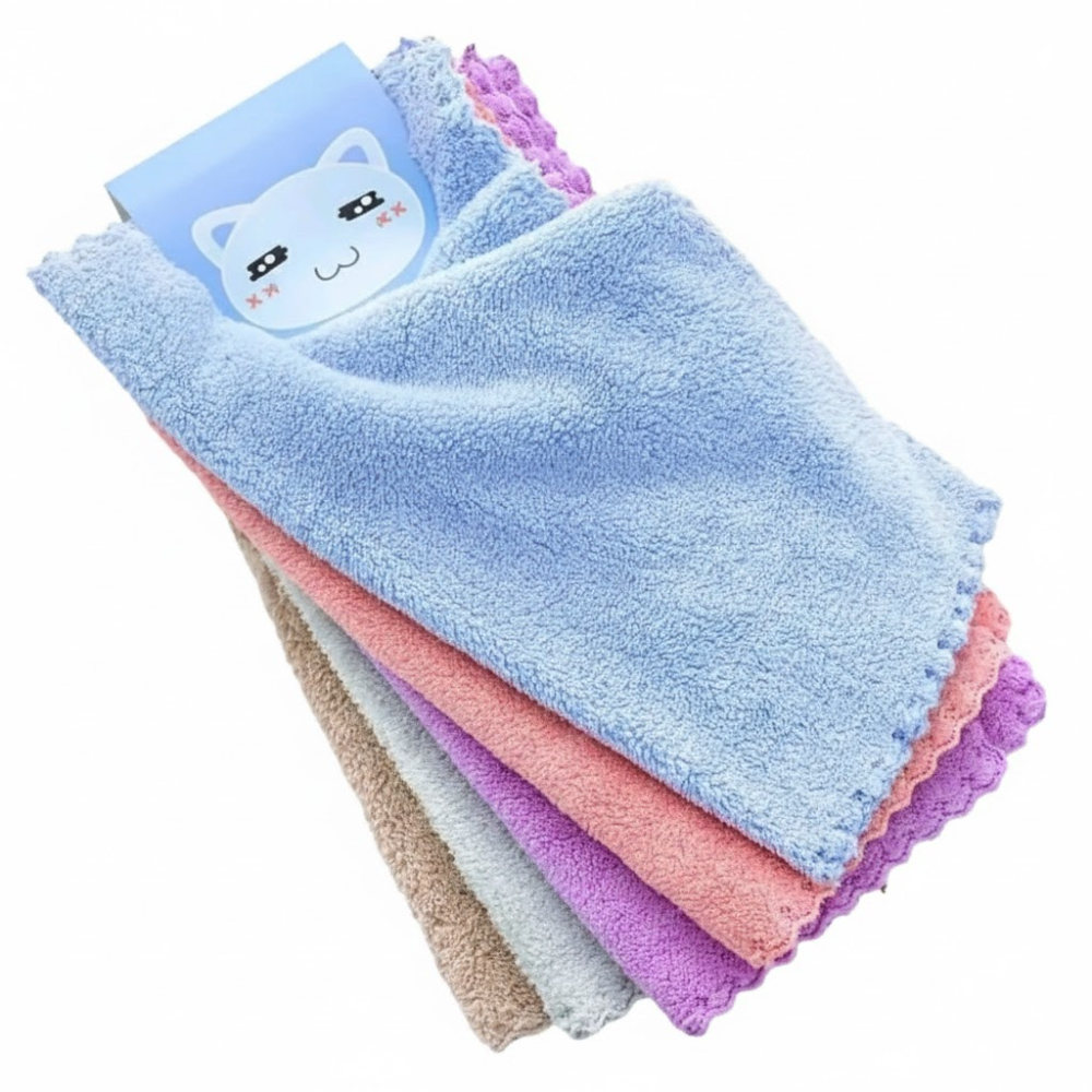 مجموعة مناشف المايكروفايبر الناعمة