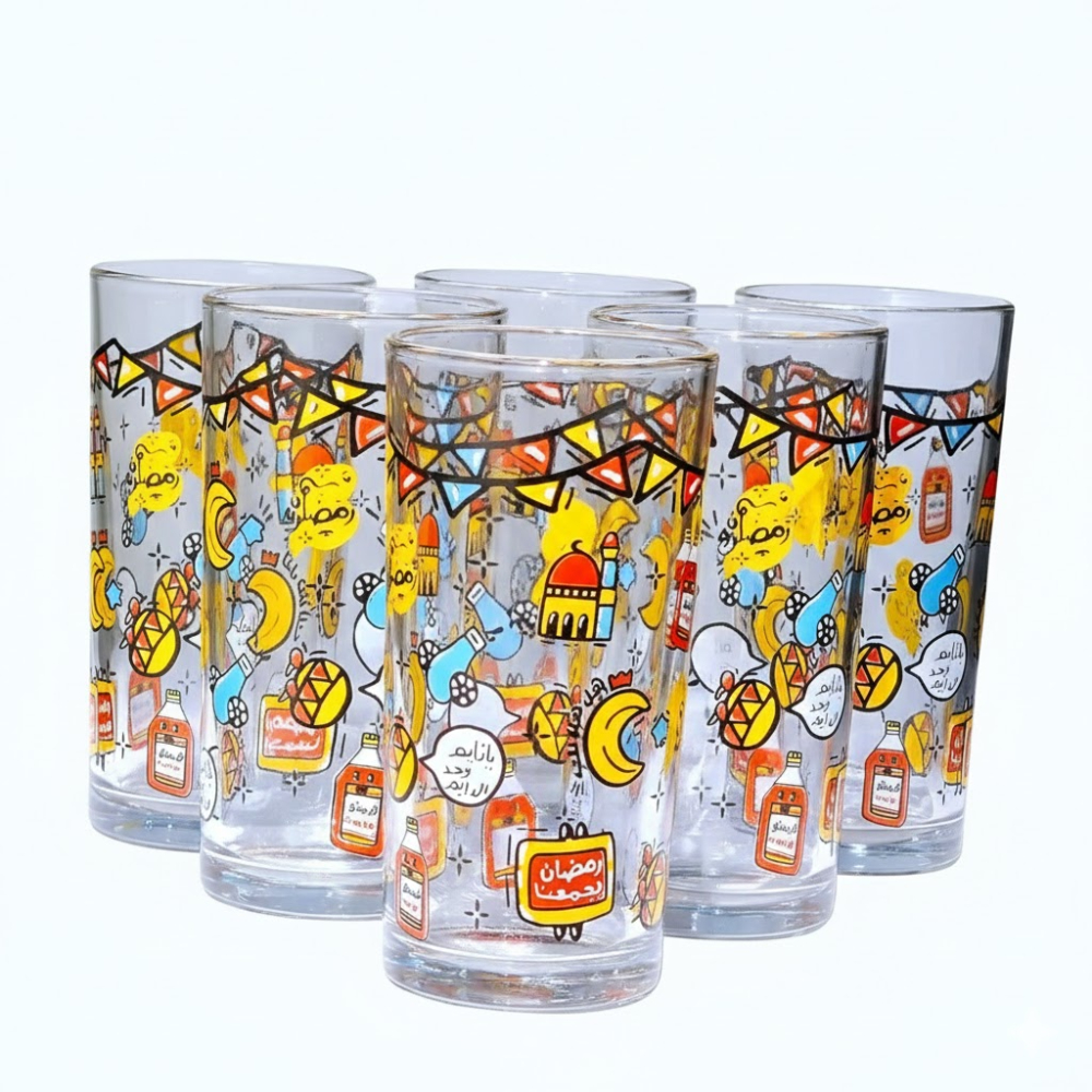 طقم أكواب (6 قطع)