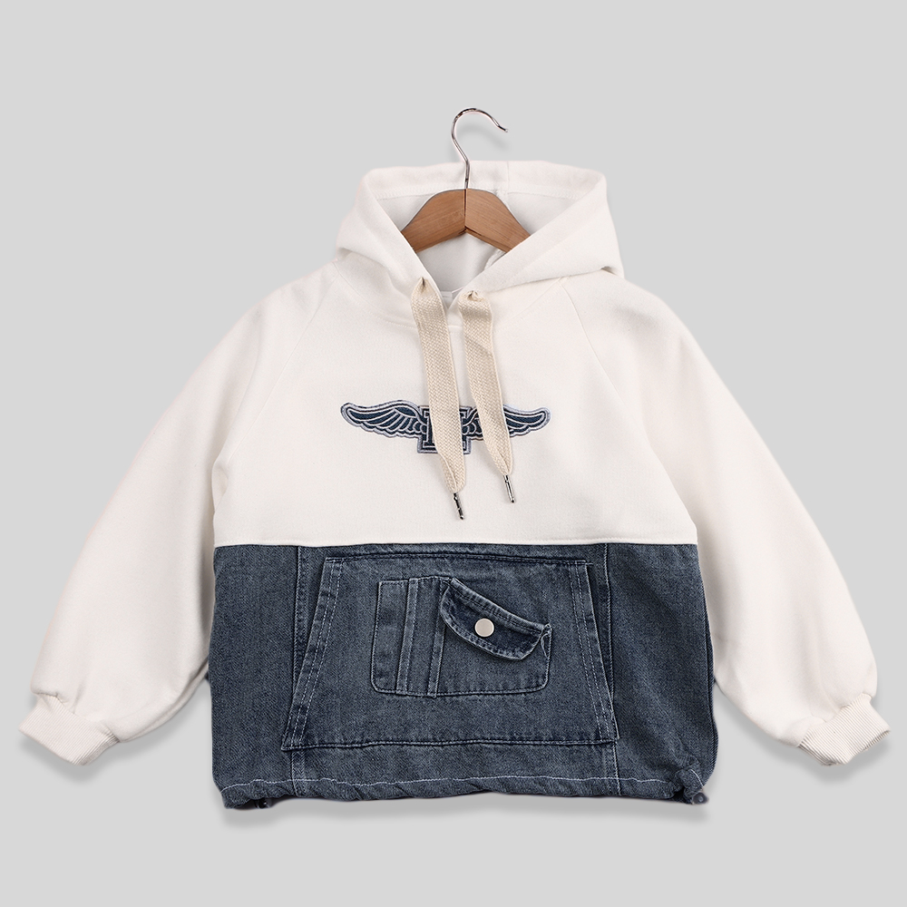 هودي أطفال جينز 