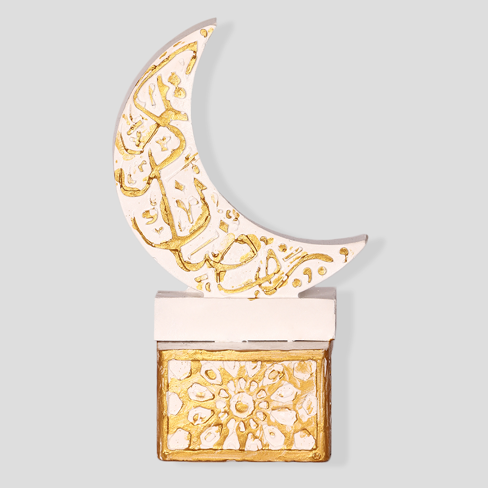 مجسم هلال بعبارة رمضان كريم