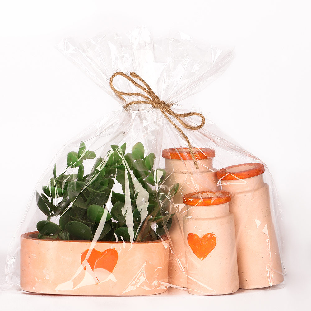 طقم توزيعات جبس بلمسة قلب