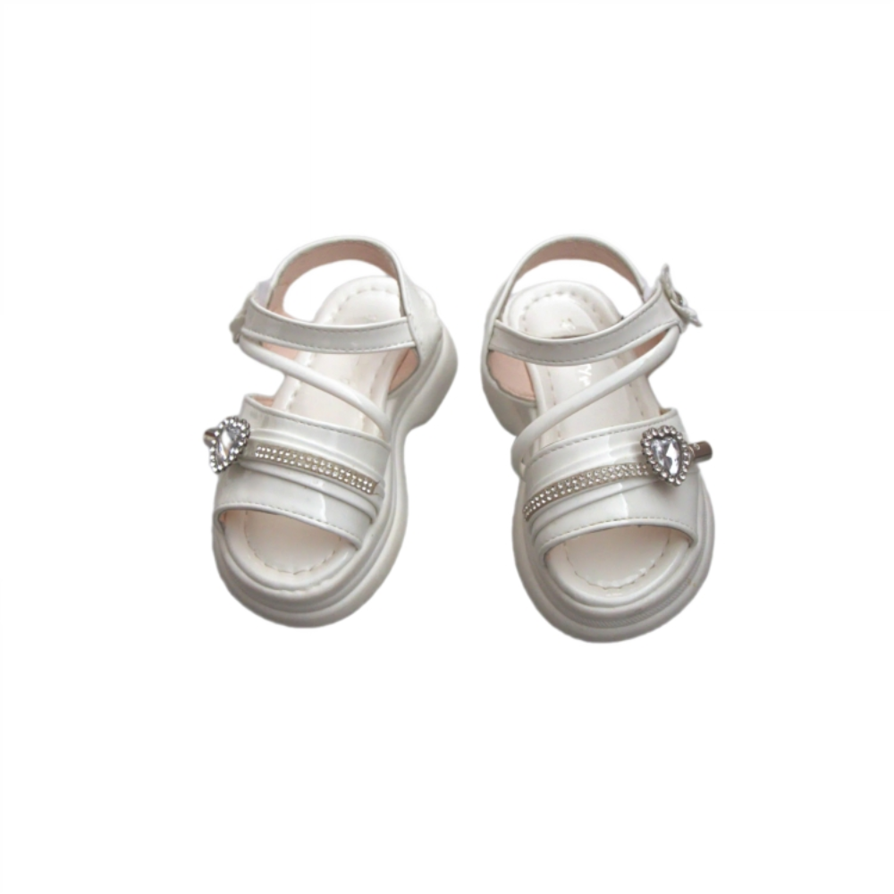 صندل بناتي ابيض لؤلؤي 