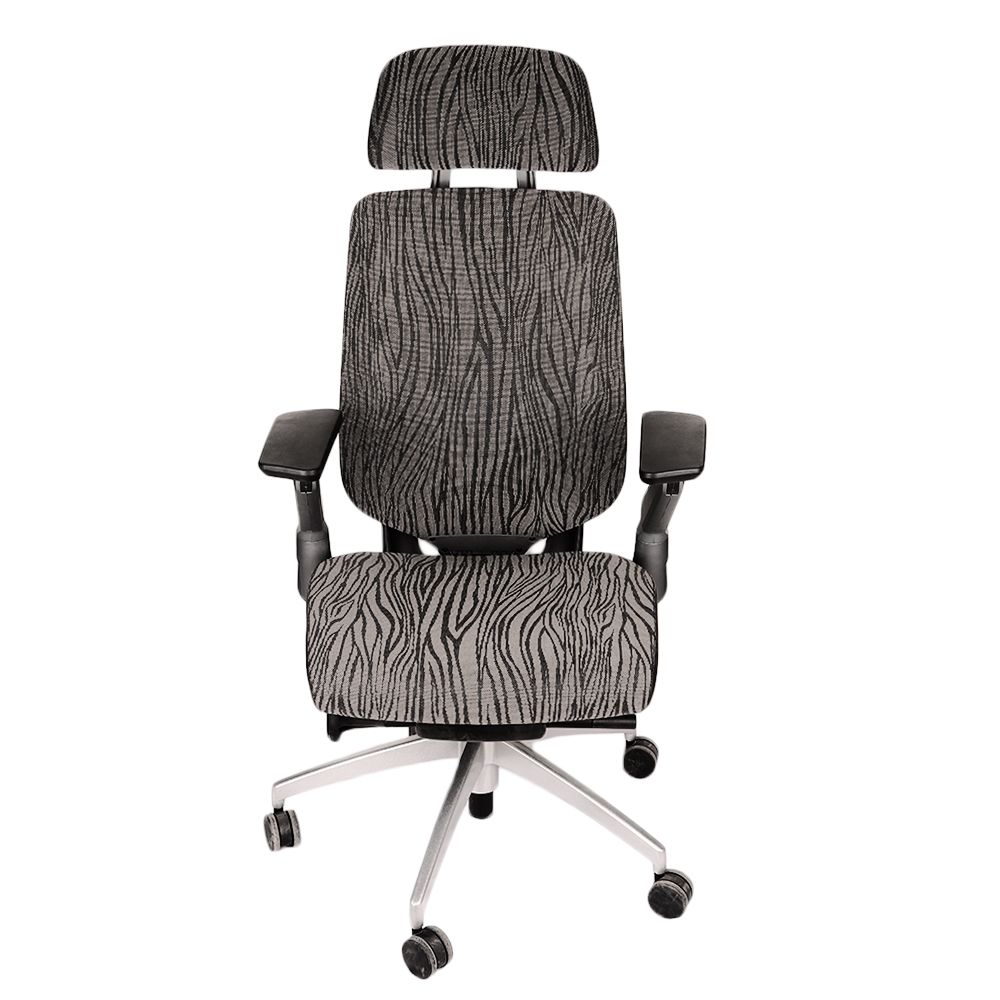 كرسي مكتب بقاعدة متحركة ومسند رأس