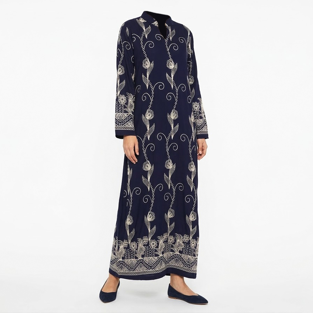 جلابية نسائية  بنقوش أنيقة