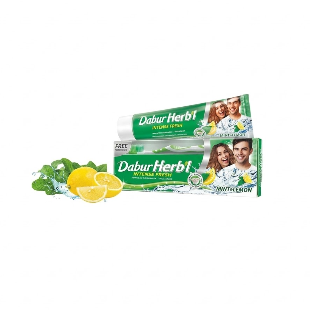 معجون الأسنان دابر هيربل بنكهة النعناع و الليمون