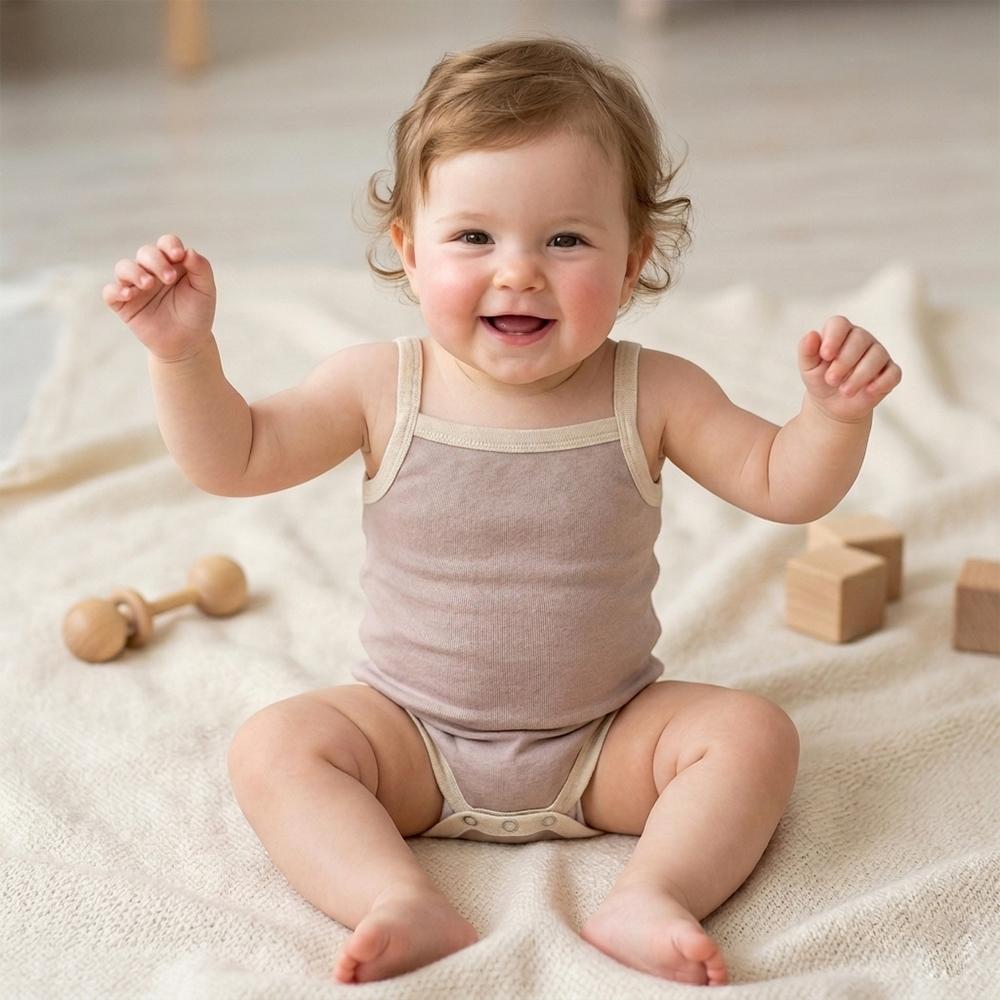 بربتوز أطفال قطني بحمالات