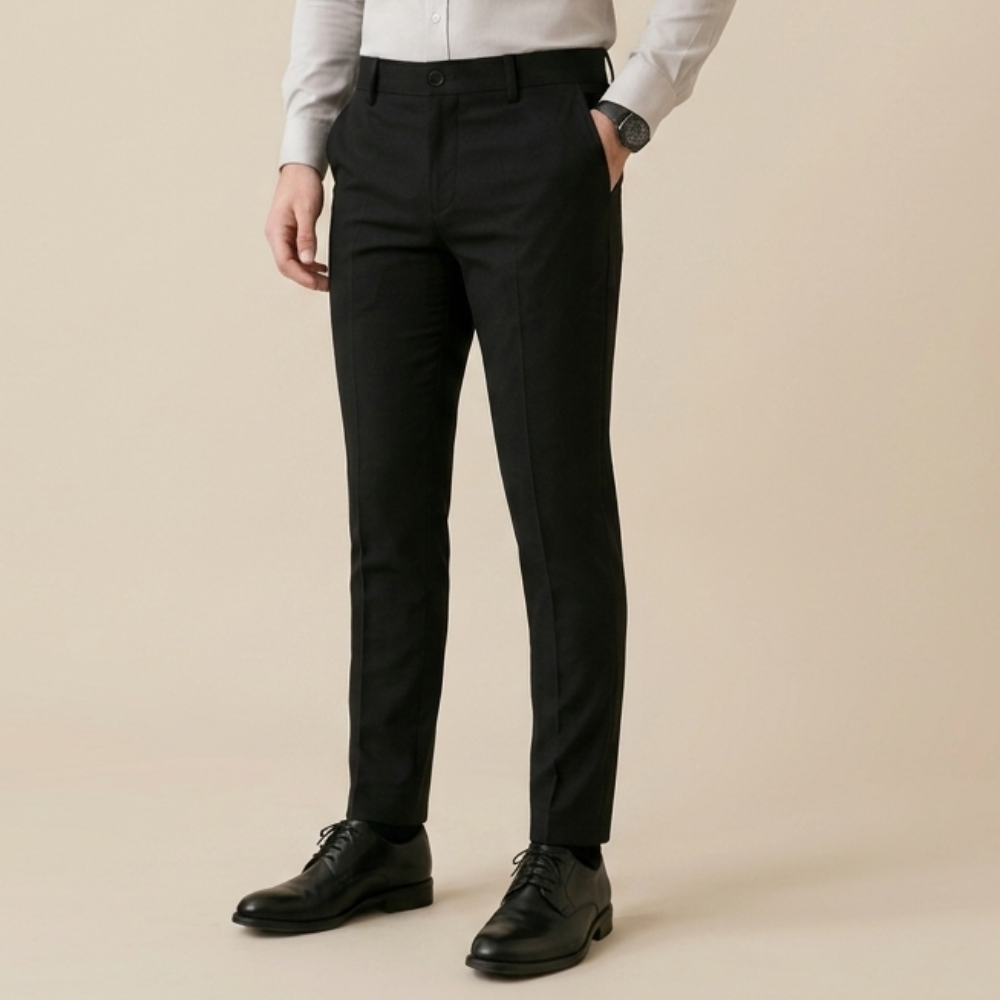 بنطلون بتصميم  (Slim Fit) 