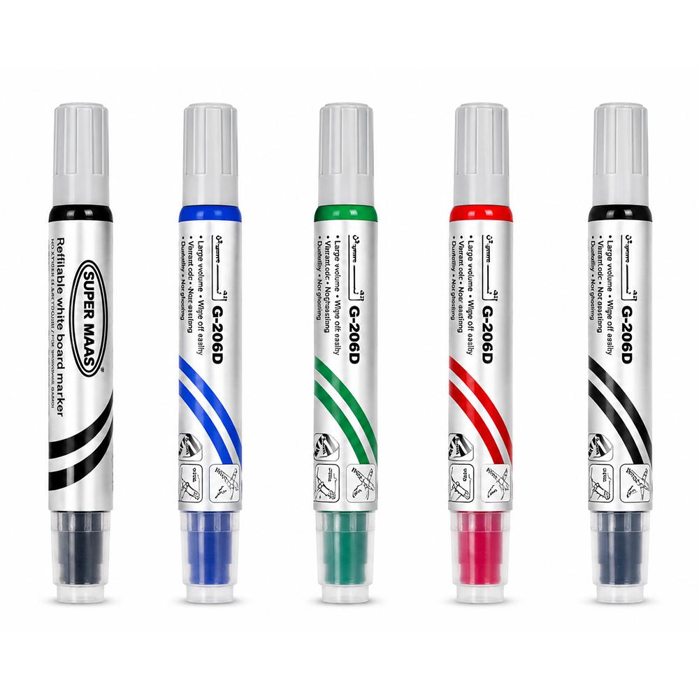 طقم أقلام سبورة Super Maas G-206D – 10 أقلام