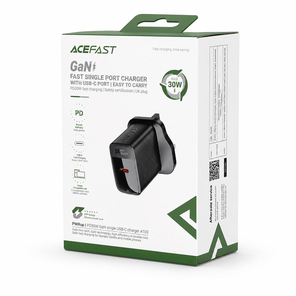 شاحن حائط ACEFAST GaN بقوة 30 واط PD