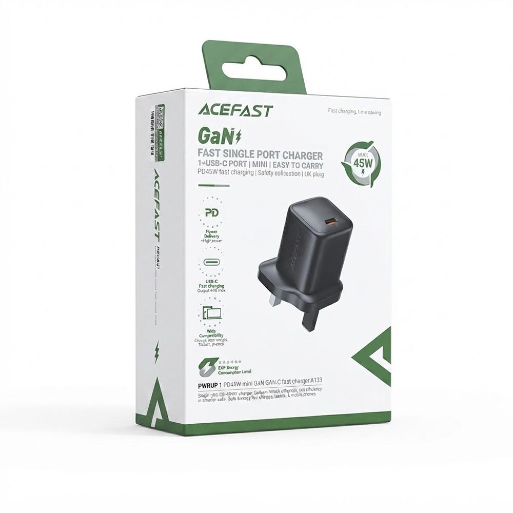 شاحن حائط ACEFAST GaN بقوة 45 واط PD