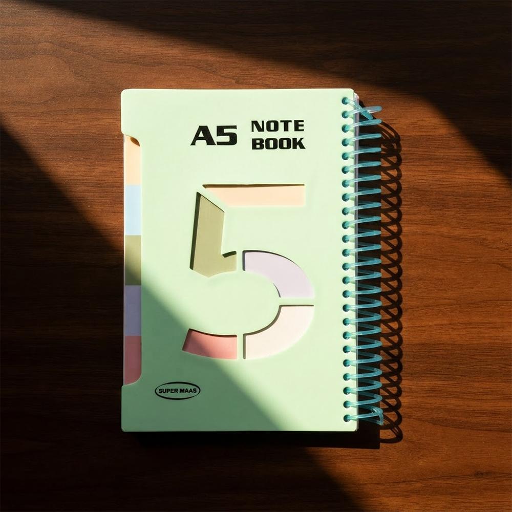 دفتر ملاحظات A5 حلقي