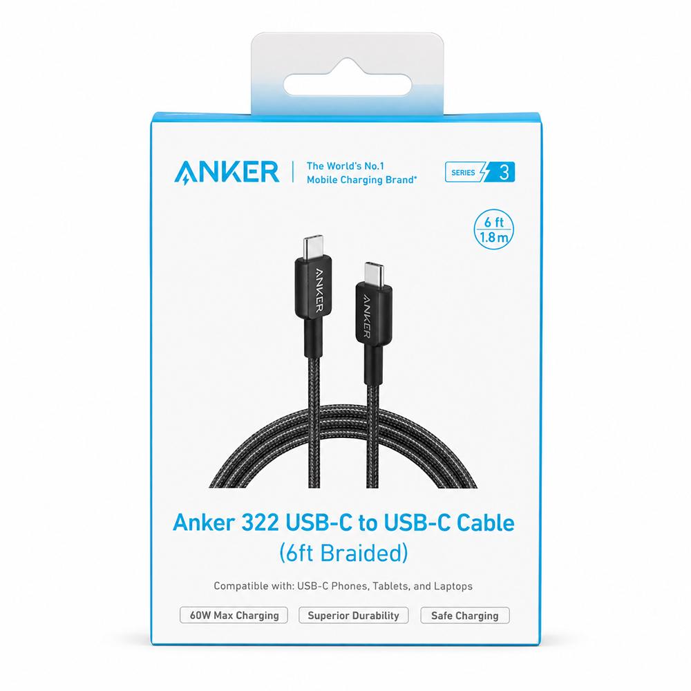كيبل أنكر 322 USB-C إلى USB-C