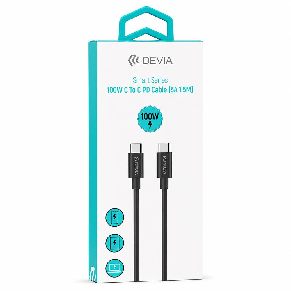 كيبل ديفيا Smart Series USB-C إلى USB-C PD سريع 10