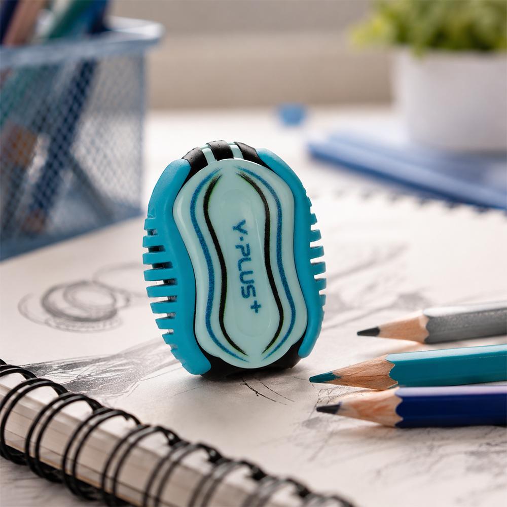 ممحاة ومبراة أقلام متعددة الاستخدام بتصميم عملي